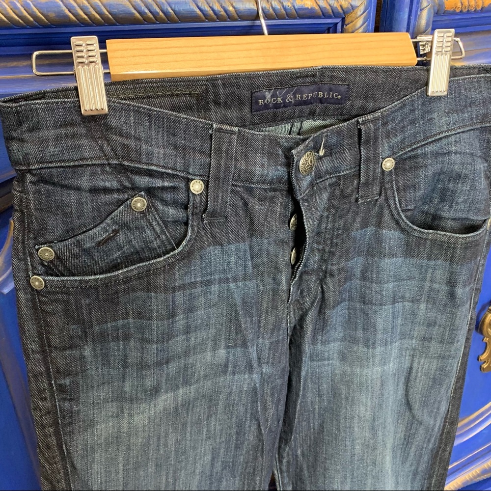 Rock & Republic Jeans Bootcut Button Fly 31 X 31 - Picture 3 of 6